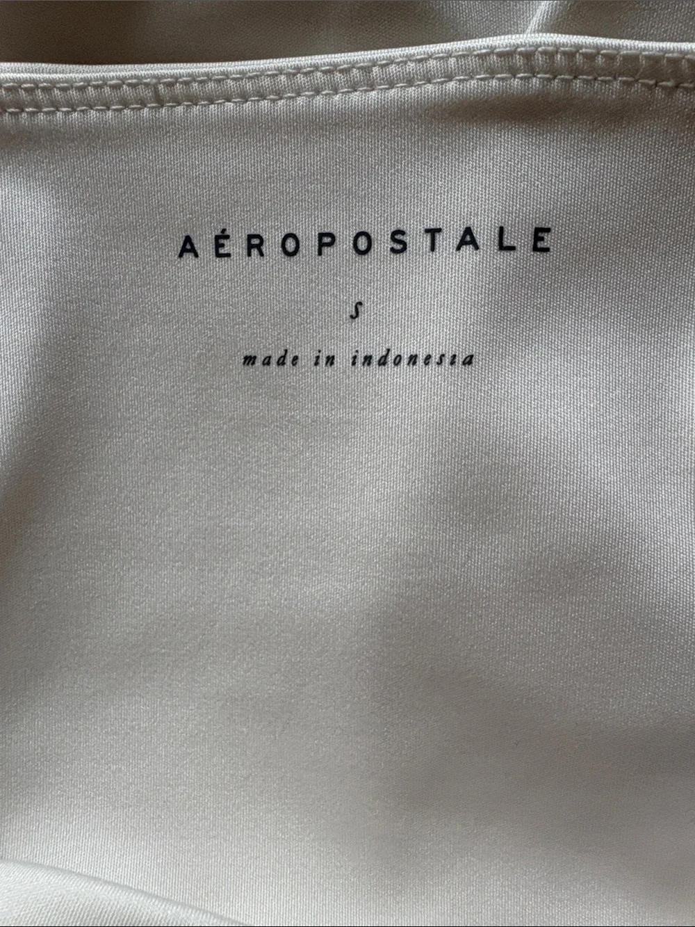 Aeropostale Cream Dress with Shorts